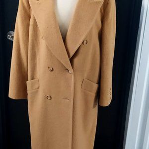 Preston & York Camel Hair Coat Size 12